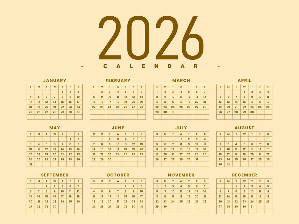 Kalender Jawa 2026 Lengkap dengan Weton dari Januari sampai Desember